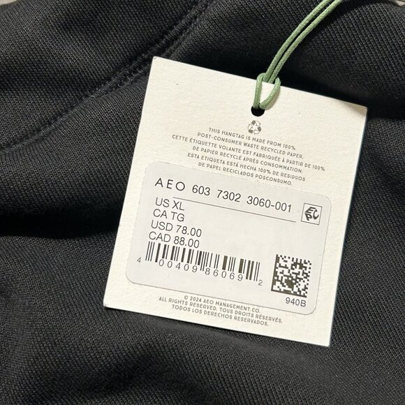 NWT AE77 Men's XL Premium Fleece Jogger Distressed Waistband Comfort Stretch - Picture 7 of 13
